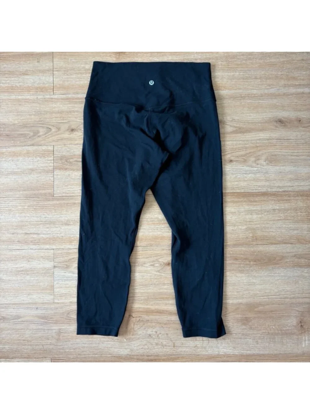 Lululemon Athletic Align High Rise Crop Yoga Pants 23” Black Women’s Size 10